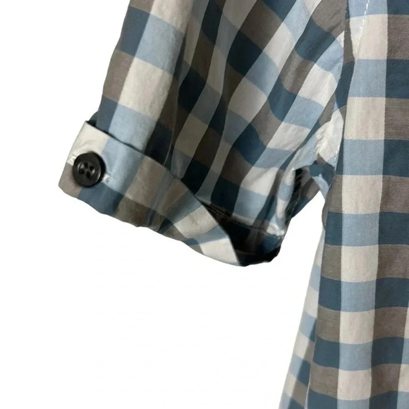 Retro  Y2K RW&Co checkered cotton short sleeve shirt.PTP 22”. 
Exc cond - Picture 4 of 11
